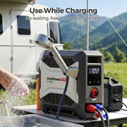 Fogatti InstaShower GO Pro Outdoor Portable Water Heater with Water Pump,22000BTU