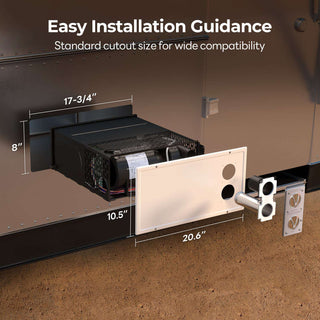 Fogatti 35,000 BTU Quiet LP Gas Propane RV Furnace, Smart Triple Explosion-Proof, Easy Install