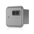 Fogatti InstaShower Ultra, 66,000 BTU, 0.5-3.9 GPM Propane RV Tankless Water Heater with Gray Door & Mixing Tank (Supreme Series)