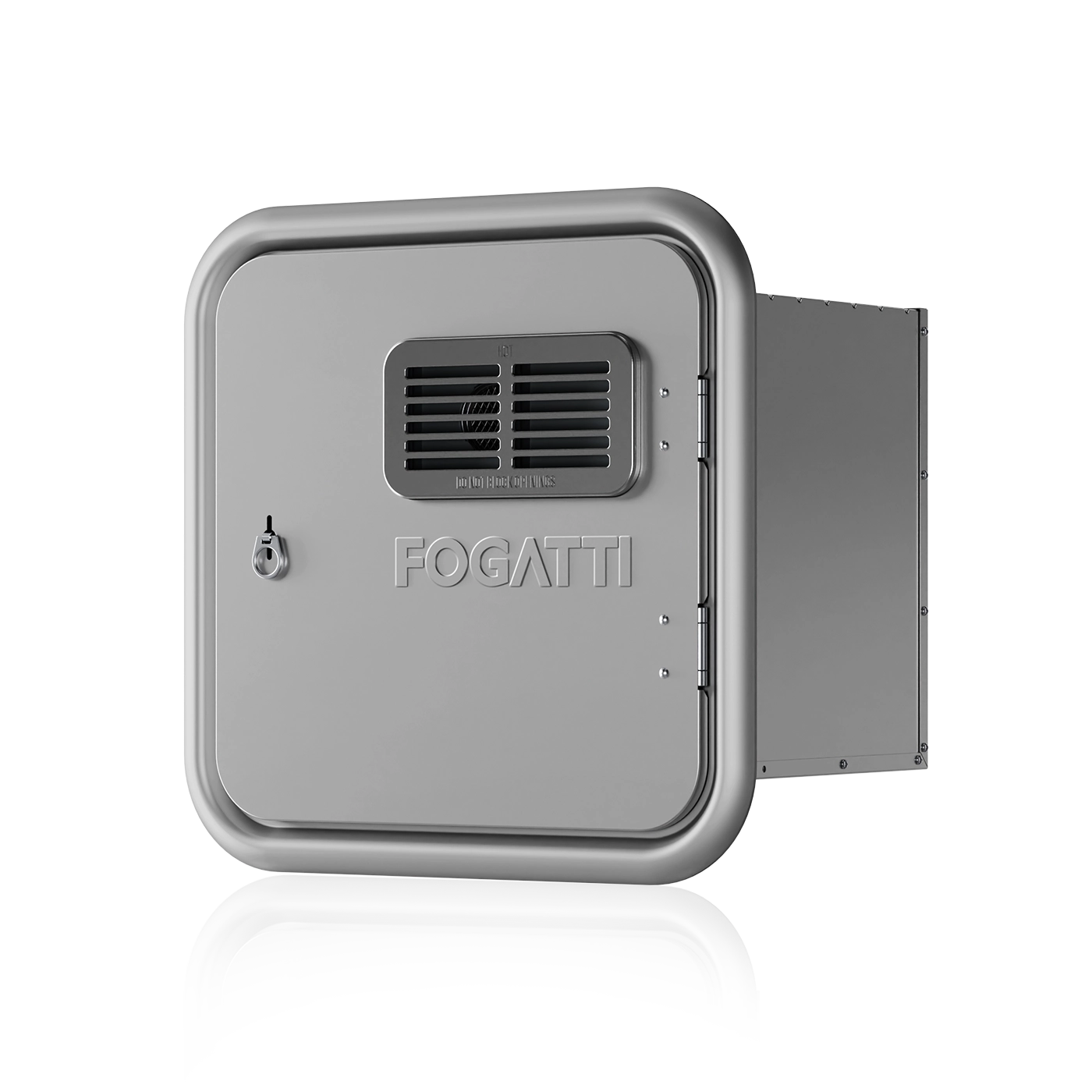 Fogatti InstaShower Ultra, 66,000 BTU, 0.5-3.9 GPM Propane RV Tankless Water Heater with Gray Door & Mixing Tank (Supreme Series)