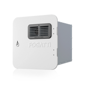 Fogatti InstaShower Ultra, 66,000 BTU, 0.5-3.9 GPM Propane RV Tankless Water Heater with Gray Door & Mixing Tank (Supreme Series)