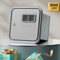 Fogatti InstaShower Ultra, 66,000 BTU, 0.5-3.6 GPM RV Tankless Water Heater with Gray Door & Mixing Tank（Supreme Series）