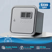 Fogatti InstaShower Ultra, 66,000 BTU, 0.5-3.6 GPM RV Tankless Water Heater with Gray Door & Mixing Tank（Supreme Series）