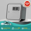Fogatti InstaShower Ultra, 66,000 BTU, 0.5-3.6 GPM RV Tankless Water Heater with Gray Door & Mixing Tank（Supreme Series）