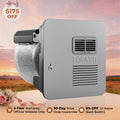 FOGATTI 10 Gallon RV Hot Water Heater, Propane/Electric Heating, Bulit-in Lifetime Anode Rod-HybridShower 10 Ultra