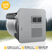 FOGATTI 10 Gallon RV Hot Water Heater, Propane/Electric Heating, Bulit-in Lifetime Anode Rod-HybridShower 10 Ultra