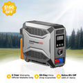 Fogatti InstaShower GO Outdoor Portable Propane Water Heater with Pump, 19000BTU