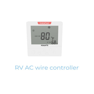 Fogatti InstaCool 15,000 BTU RV Rooftop Air Conditioner | Fast Cool | Replaceable Ducted/Non-Ducted RV AC | 115V(AC)