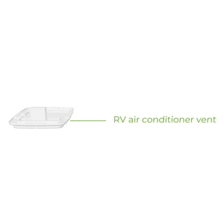 Fogatti InstaCool 15,000 BTU RV Rooftop Air Conditioner | Fast Cool | Replaceable Ducted/Non-Ducted RV AC | 115V(AC)