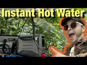 Fogatti InstaShower GO Outdoor Portable Propane Water Heater with Pump, 19000BTU