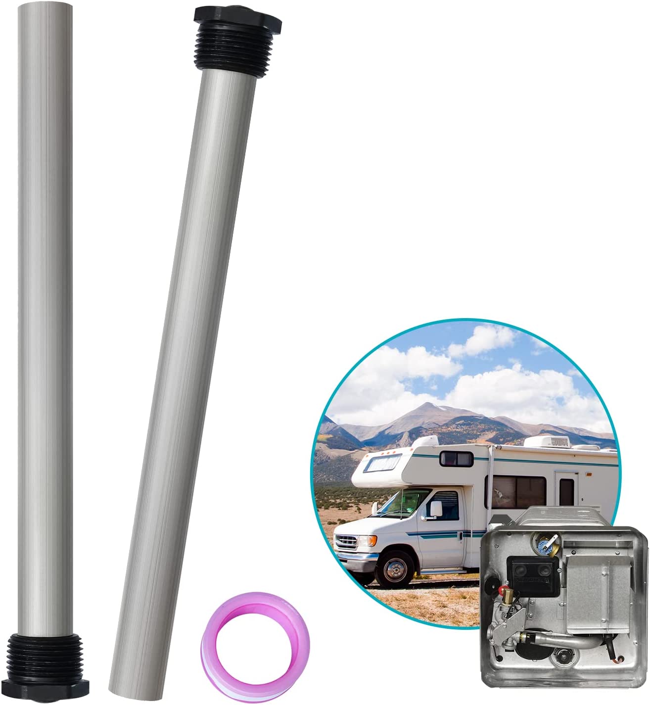 Fogatti Magnesium Anode Rod for RV Water Heater Replacement