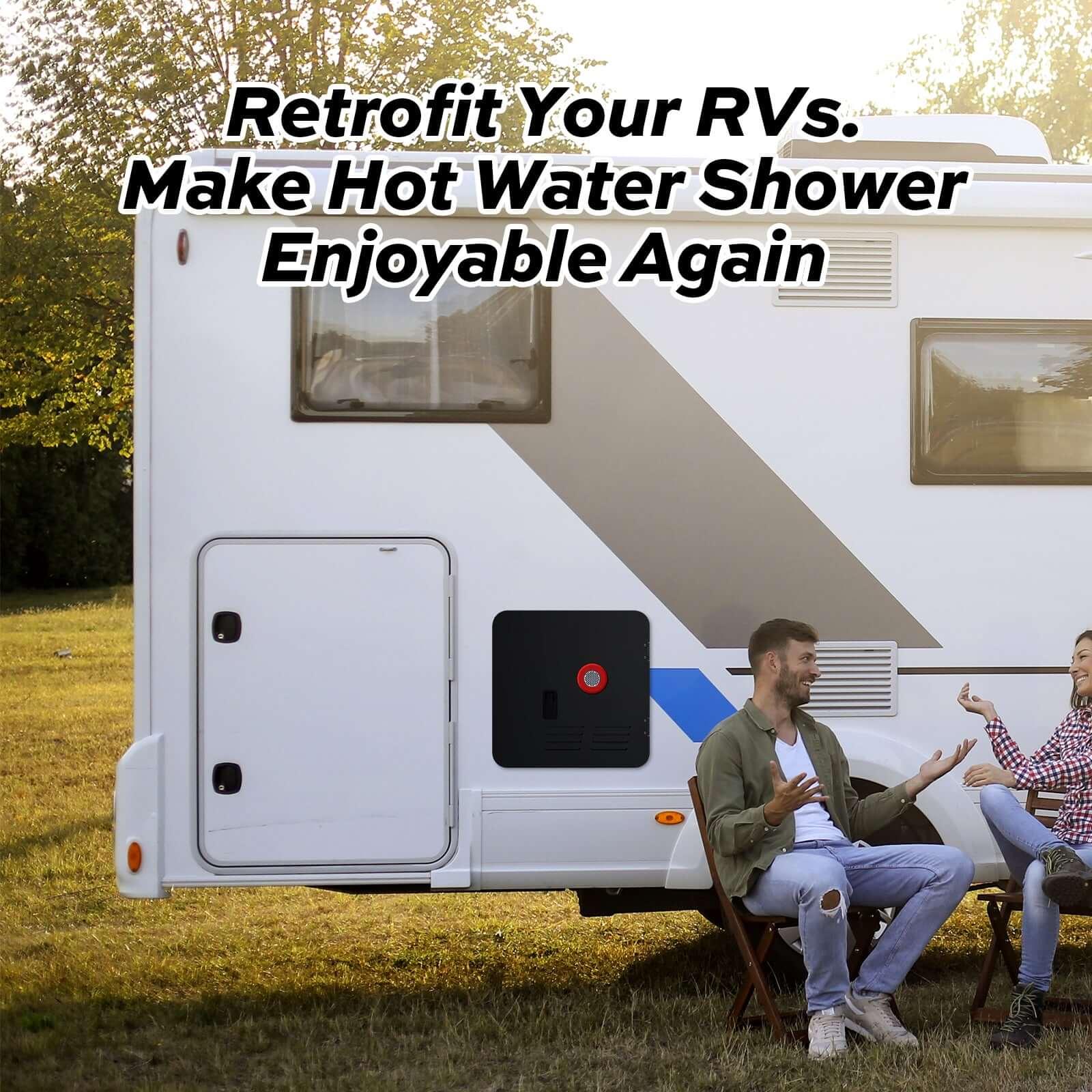 RV Tankless Water Heater 12 V On Demand Hot Water Heater 42,000 BTU - RecPro