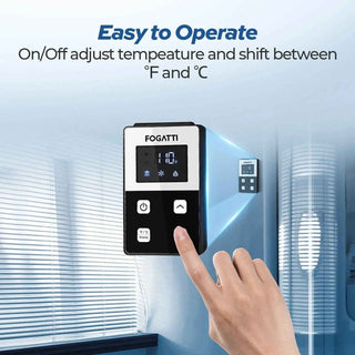 Fogatti InstaShower 8 Plus, 55,000 BTU RV Tankless Water Heater with Door
